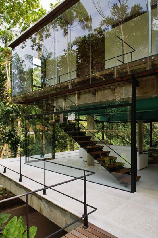 Contemporary Architecture of Iporanga House, Contemporary Architecture, Iporanga House, stair,