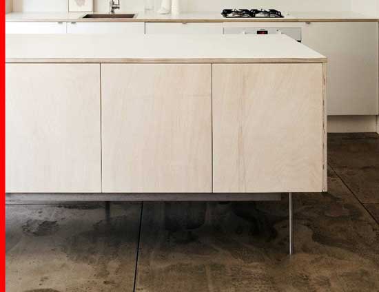 Stained-Plywood-Flooring, creative inexpensive flooring ideas,