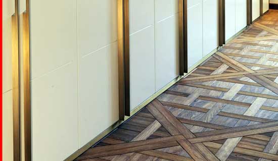 Woven-Timber-Flooring, creative inexpensive flooring ideas, cheap flooring,
