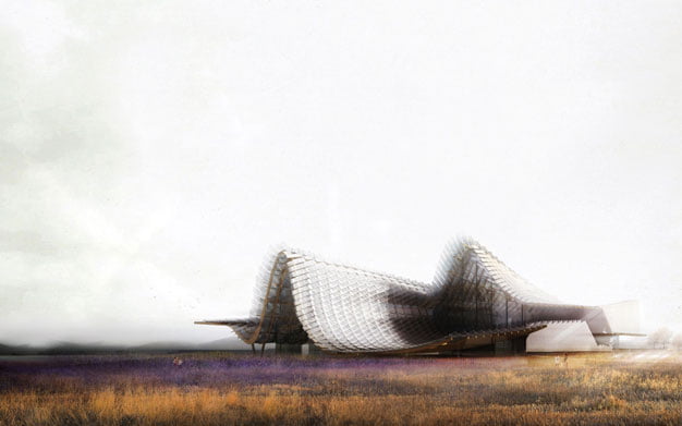 temporary architecture in milan expo, china pavilion milan expo,