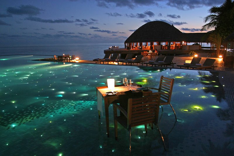 Huvafen Fushi The Sexiest Resort in the Maldives, swimming pools,
