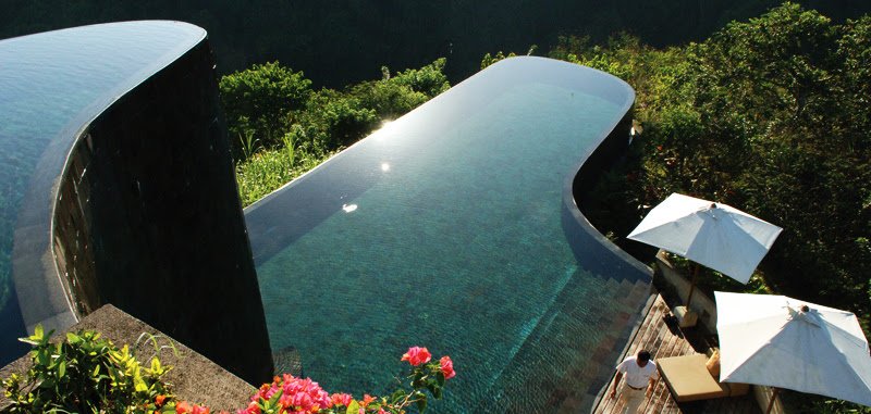 Luxurious Holidays at Maya Ubud Resort & Spa Bali, swimming pools,