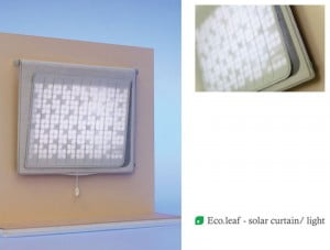 Eco.Leaf Solar Curtain Light Incorporates Green Technology Into Everyday Home Product 3