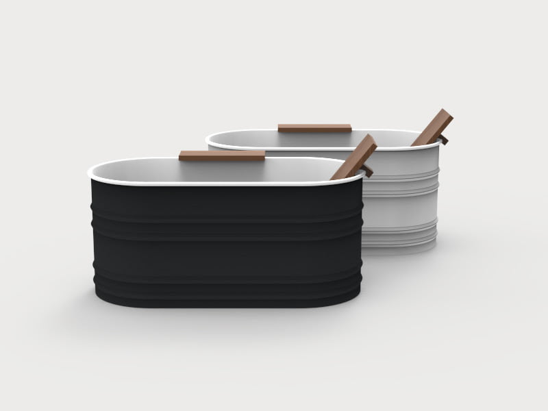 Vieques XS compact modern bathtub design
