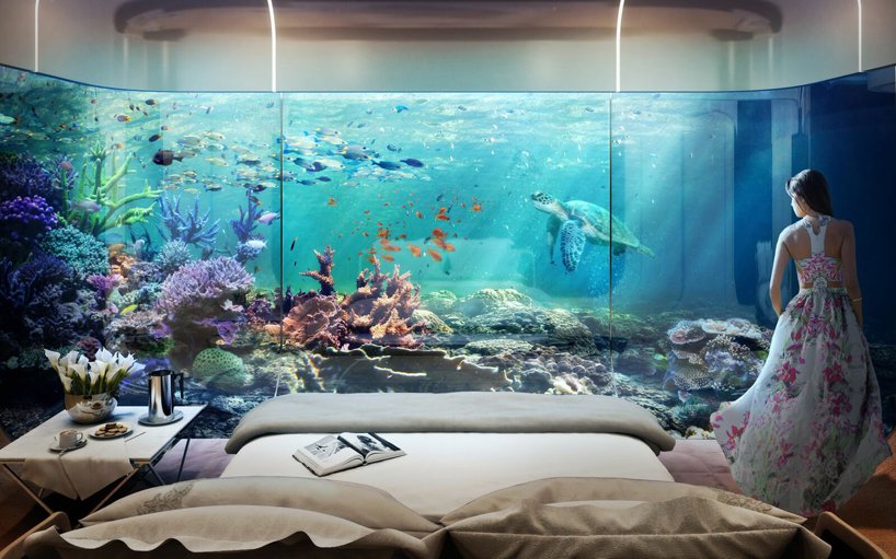 underwater master bedroom-in-floating-seahorse-yacht-charter