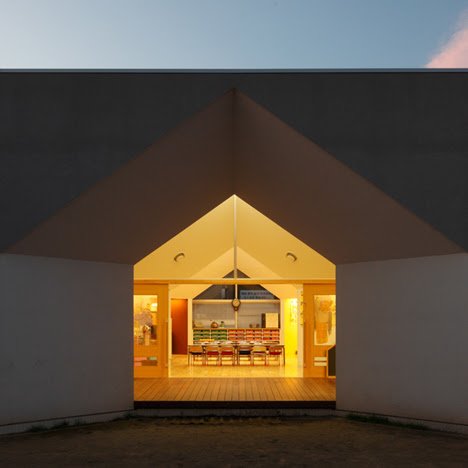 Soichi Yamasaki's Japanese nursery, nursery school building,