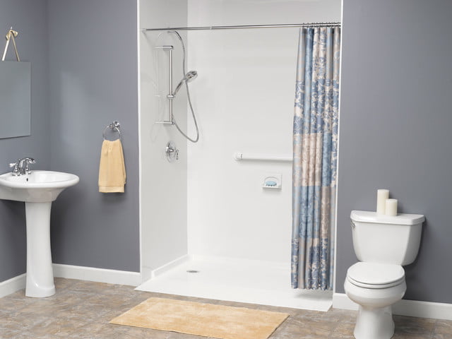 Shower Enclouser for Handicapped Accessible in Modern Bathroom