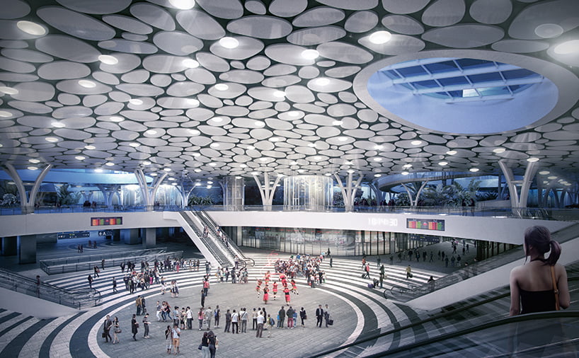 architecture and design of mecanoo-kaohsiung-station-taiwan