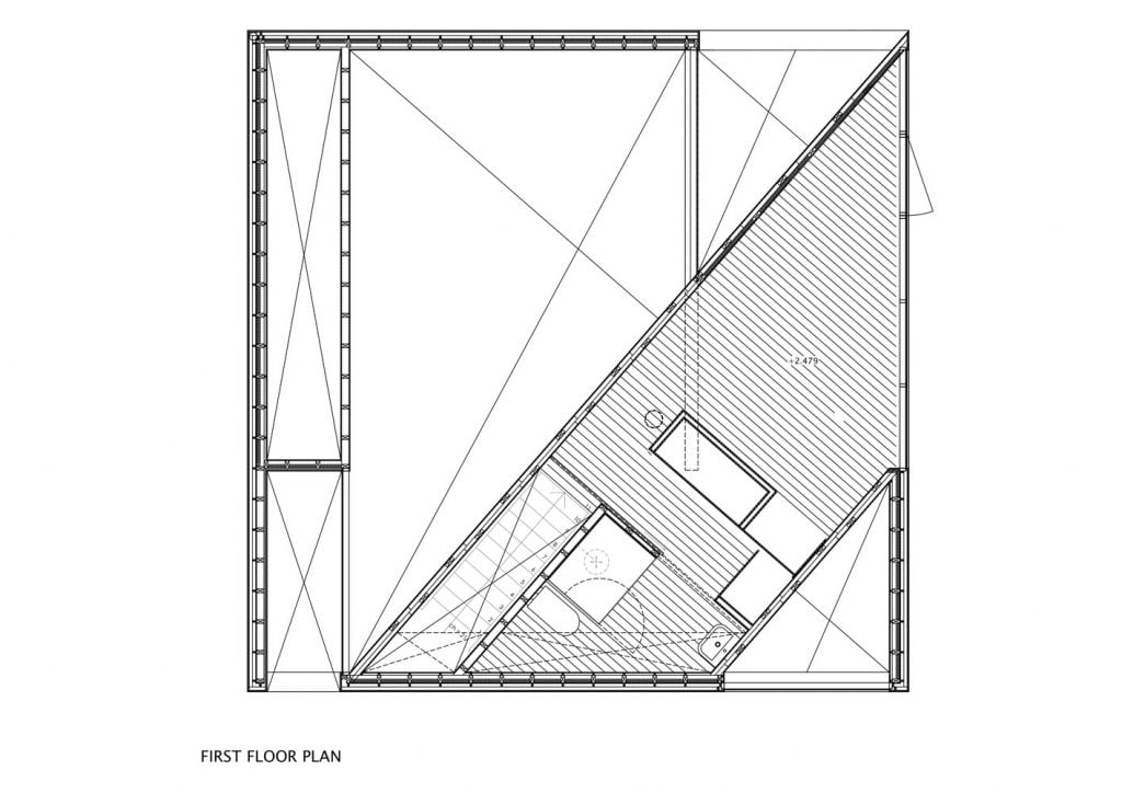 first floor plan of cube house design