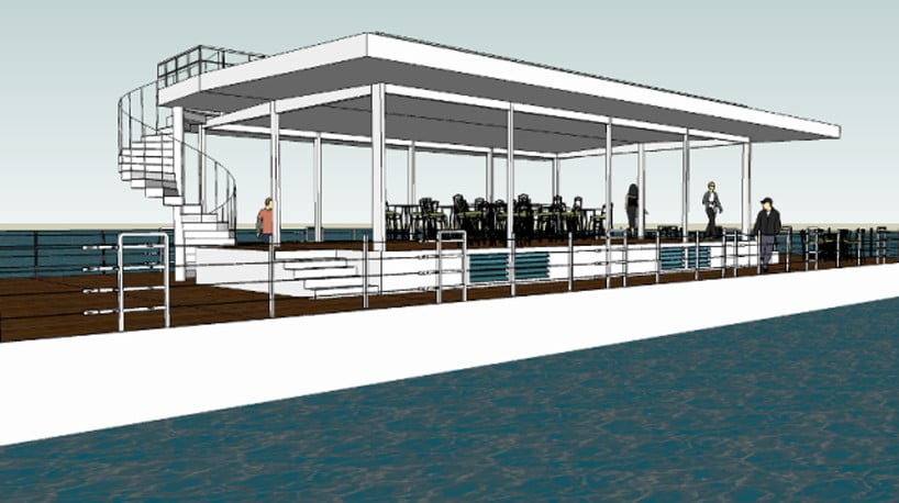 concept ideas of waterfront restaurant design