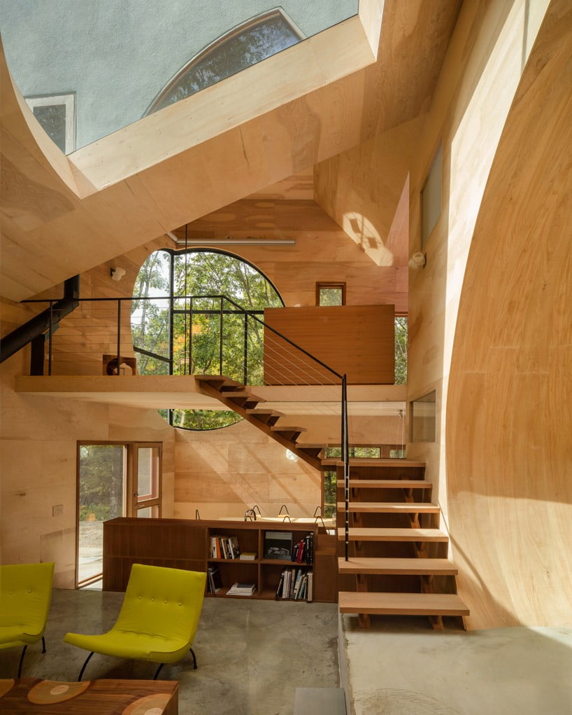 Geometric shapes in architecture and Interior.