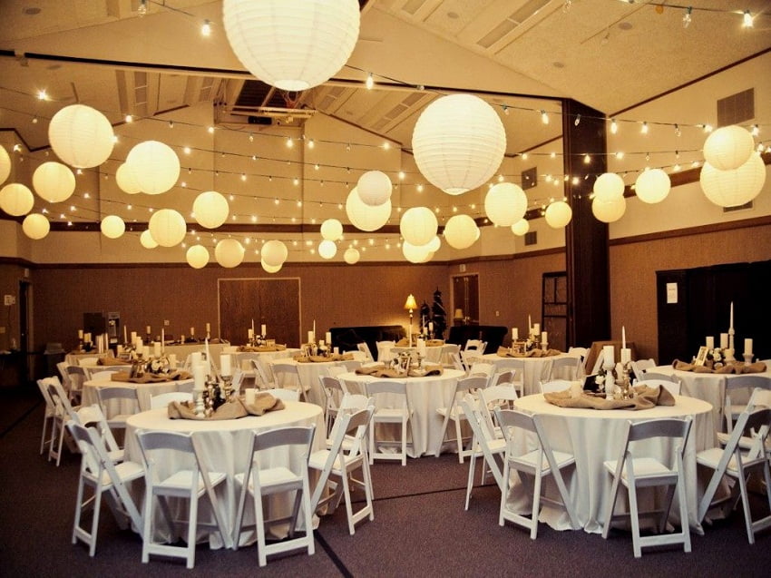 Ideas for wedding reception decorations,